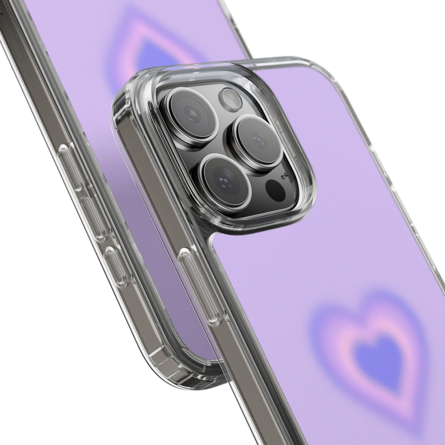Purple heart Phone Case